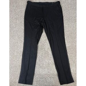 Bonobos Tuxedo Pants Mens 44 Black Standard Fit Italian Wool Unfinished Trousers